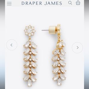 Draper James Floral Garland Drop Earrings